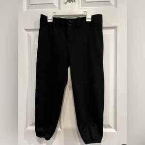 Willit boys black baseball pants size XL. Like new